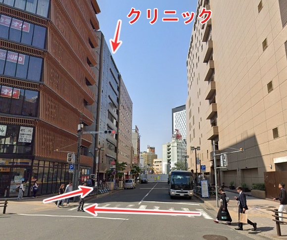 東京上野クリニック、ウエノスキンサポート名古屋医院への行き方