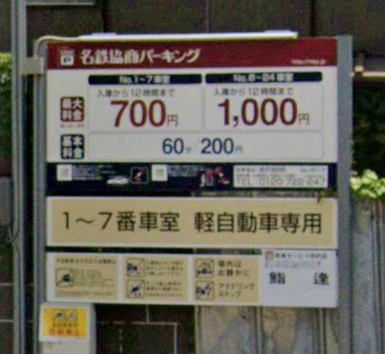 メンズライフクリニック石川・金沢院へ行く場合の駐車場情報