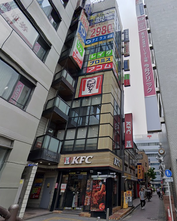 メンズライフクリニック立川院の外観