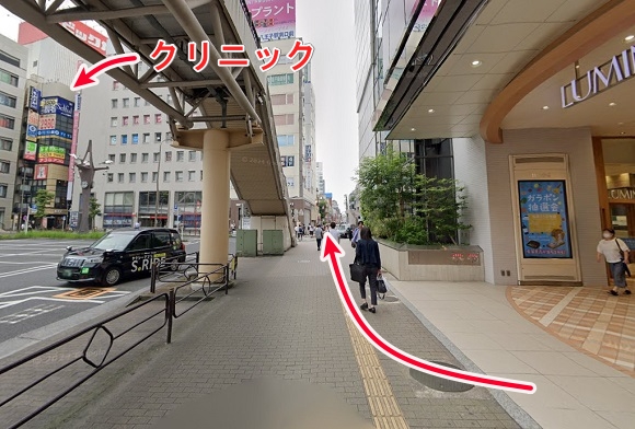 メンズライフクリニック立川院への行き方
