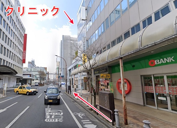 東京ノーストックリニック岡山院への行き方