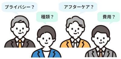 ABCクリニックの概要における口コミの整理を示したイラスト